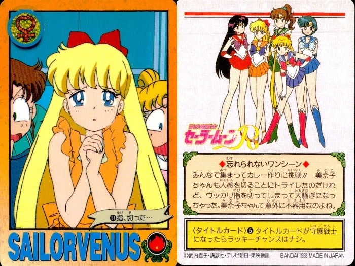 美少女戦士 セーラームーン カード まとめ タイトル エクストラ 通常 セーラーヴィーナス 9枚 バンダイ カードダス
