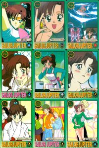 美少女戦士 セーラームーン カード まとめ セーラージュピター 雷の戦士 ありがとう ジュピタースターパワーメイクアップ! 恋は真剣勝負! 木野まこと ソックリだ… 巫女さんのお手伝い 休日は街でエンジョイ! 先輩の面影…? 9枚 サムネイル 1
