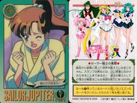 美少女戦士 セーラームーン カード まとめ 恋の悩みはまこちゃんにおまかせ! 悪者どもは容赦しないよ! セーラージュピター ジュピタースターパワー メイクアップ! 恋する怪力少女 先手必勝!! ただ今修業中! 先輩の面影…? 9枚 サムネイル 10