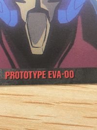 新世紀エヴァンゲリオン カード プロトタイプ エヴァ初号機 零号機 EVA-00 トレカ N64.1 バンダイ カードダスマスターズ 非売品特製 サムネイル 7
