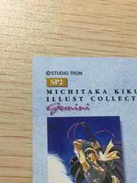 菊池通隆イラストコレクション MICHITAKA KIKUCHI ILLUST COLLECTION Gemini オリジナル トレカ SP2 SP バンダイ カードダスマスターズ サムネイル 4