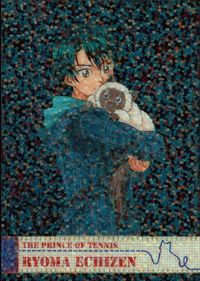Prince of Tennis Ryoma Echizen Kira Holo Card #020 Konami Japanese Anime