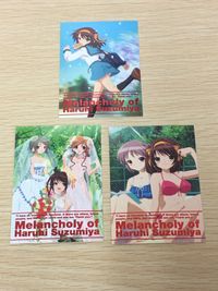 涼宮ハルヒの憂鬱 パズル カード まとめ イラスト 涼宮ハルヒ 朝比奈みくる 長門有希 鶴屋さん 朝比奈みくる 涼宮ハルヒ 3枚 ブロッコリー ハイグレードカードコレクション サムネイル 1