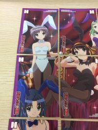 涼宮ハルヒの憂鬱 パズル カード まとめ バニーver. 長門有希 涼宮ハルヒ 朝比奈みくる 鶴屋さん 朝比奈みくる 9枚 48 47 46 50 49 51 52 53 54 ブロッコリー ハイグレードカードコレクション サムネイル 10