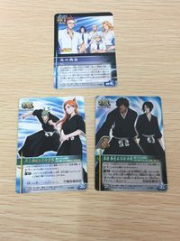 Bleach Soul Card Battle 3 Cards Lot J-006 S-224 S-225 Japanese Anime サムネイル 1