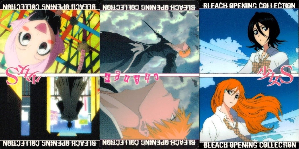 BLEACH OPENING/ENDING COLLECTION カード まとめ OPENING COLLECTION ENDING COLLECTION 少女S Change 君を守って君を愛して 3枚 231 352 234