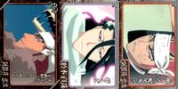 Bleach 3 Cards Lot Renji Abarai Byakuya Kuchiki Japanese Anime