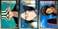 Bleach 3 Cards Lot Kisuke Urahara Uryu Ishida Sado Japanese Anime