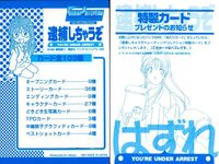 逮捕しちゃうぞ トレーディングコレクション 逮捕しちゃうぞ ”はずれ” カード まとめ チェックリスト インサート 特製カード プレゼントのお知らせ 2枚 アマダ トレーディング サムネイル 2