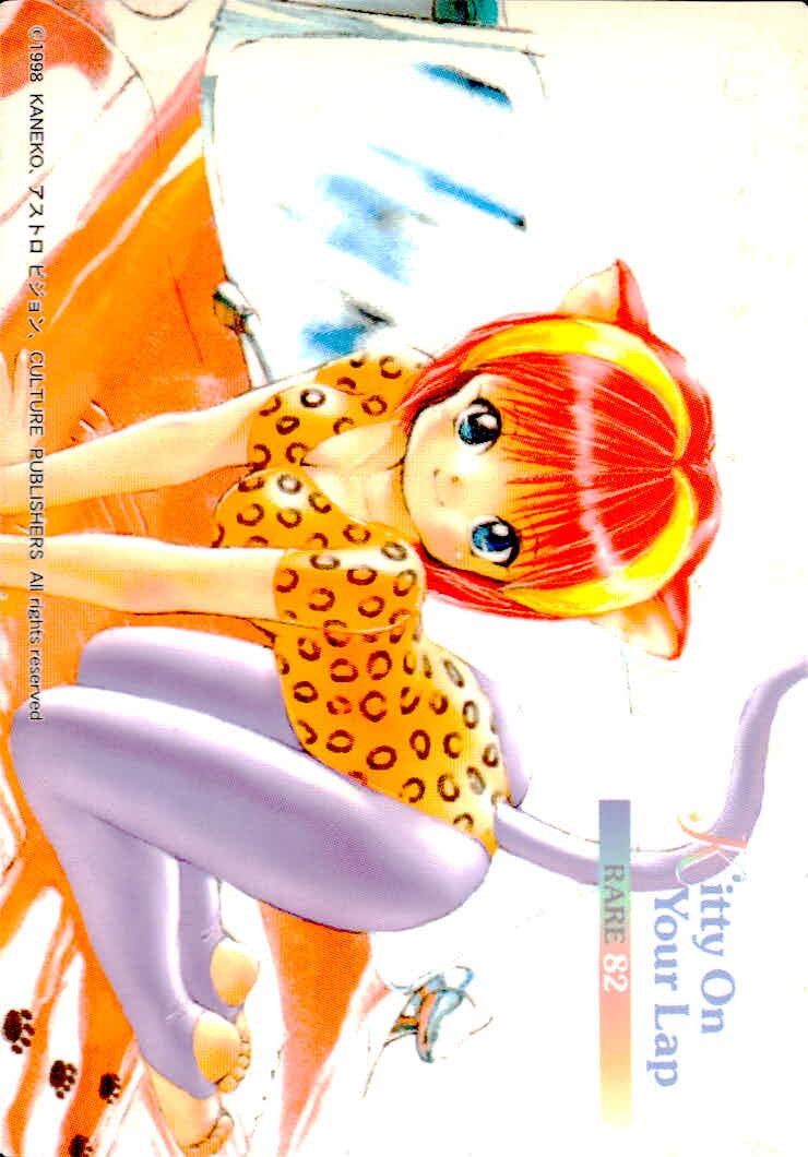 ひざの上の同居人 Kitty On Your Lap ひざの上の同居人 KITTY ON YOUR LAP レア Kitty On Your Lap トレカ RARE 82 RARE KANEKO アニメトレカ