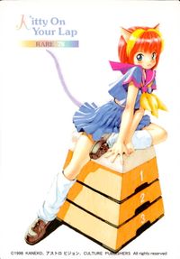 ひざの上の同居人 Kitty on Your Lap ひざの上の同居人 KITTY ON YOUR LAP レア カード 猫耳少女 トレカ 78 RARE CULTURE PUBLISHERS コレクション