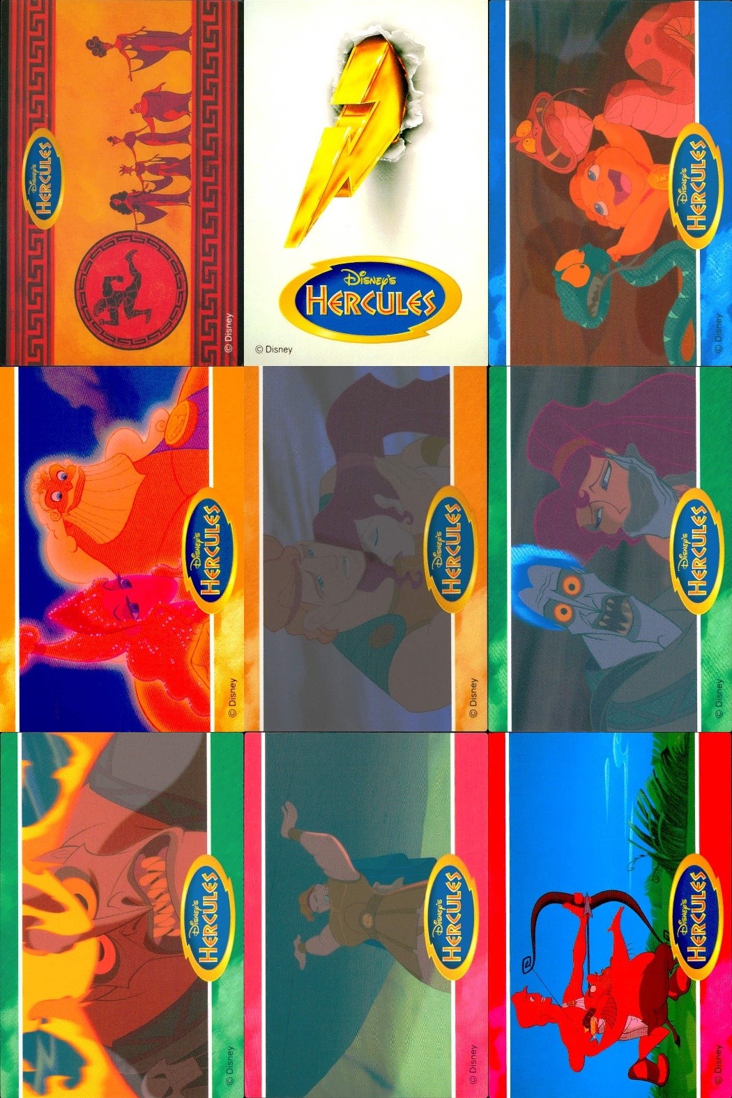 Disney's ヘラクレス アマダ カード まとめ STORY シーン チェックリスト ストーリー 名場面1 9枚 005 010 015 020 025 030 035 040 045 食玩