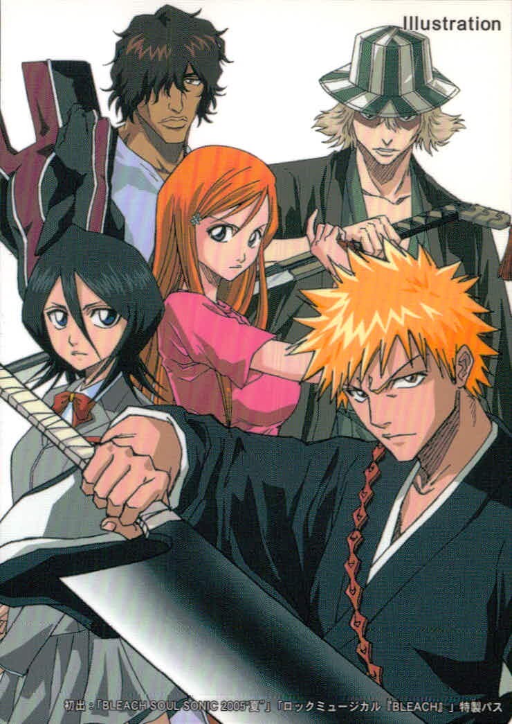 BLEACH カード 黒崎一護 朽木ルキア 井上織姫 茶渡泰虎 石田雨竜 トレカ 083 バンダイ カードダスマスターズ