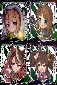 ウマ娘 プリティーダービー ウマ娘 シール まとめ カード まとめ ウエハースシール スイープトウショウ グラスワンダー シンボリルドルフ イナリワン 4枚 ウマ娘2-13 ウマ娘2-06 ウマ娘4-05 ウマ娘4-08 バンダイ サムネイル 1