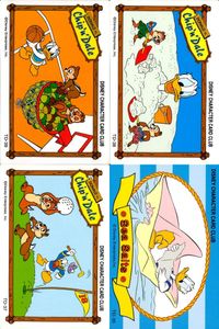 ディズニー チップとデール DISNEY CHARACTER CARD CLUB アマダ カード まとめ チップとデールのすみか 頭の体操1 Chip'n'Dale プロフィール Sea Salts 血液型判断 チップとデール サムネイル 1