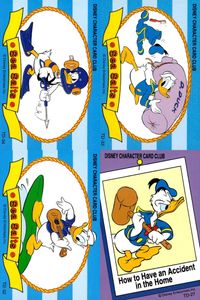 ディズニーキャラクターカードクラブ That's Donald! アマダ カード まとめ Sea Salts How to Have an Accident in the Home ドナルドダック 4枚 TD-34 TD-33 サムネイル 1