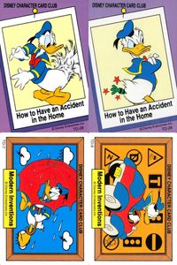 ドナルドダック DISNEY CHARACTER CARD CLUB That's Donald! アマダ カード まとめ How to Have an Accident in the Home Modern Inventions サムネイル 1