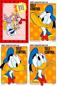 ディズニーキャラクターカードクラブ DISNEY CHARACTER CARD CLUB That's Donald! アマダ カード まとめ コレクション ドナルド デイジー Crazy Over Daisy 4枚 TD-13 サムネイル 1