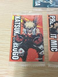 ヒロアカ 僕のヒーローアカデミア カード まとめ ウエハース 緑谷出久 爆豪勝己 プレゼントマイク 3枚 バンダイ サムネイル 3