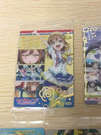 ラブライブ! School idol project サンシャイン!! カード まとめ キャラクター 絢瀬絵里 東條希 南小鳥 松浦果南 高海千歌 5枚 07r 03r バンダイ 食玩 ウエハース サムネイル 6