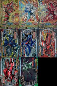ダンボール戦機 ジャイロゼッター カード まとめ マシン ラッダーラッダー ランサー エボリューションV GSR フェアレディZ Version T ヴェルファイア 242 インプレッサ 15S SUBARU BRZ A 9枚 サムネイル 1