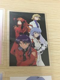 Neon Genesis Evangelion 4 Cards Lot MOVIC Evangelion laminated card ramica 4 lot サムネイル 6