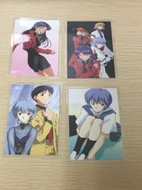 Neon Genesis Evangelion 4 Cards Lot MOVIC Evangelion laminated card ramica 4 lot サムネイル 1