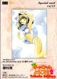 Piaキャロ2 Piaキャロットへようこそ!!2 Tribute Edition カード 榎本つかさ トレカ SP.14 No.043 Special card ブロッコリー トレーディング サムネイル 2