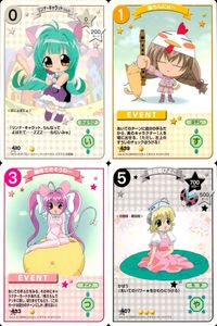 デジキャラット キャラクターカードゲーム デ ジ キャラット C.C.G. カード まとめ キャラクター イベント リナ キャラット 楽ちんにゅ～ 期待できそうねー 親指姫ぴよこ 4枚 410 439 483 407 ブロッコリー サムネイル 1