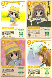 デジキャラット キャラクターカードゲーム デ ジ キャラット C.C.G. カード まとめ EVENT ばいばいぶー お前大丈夫かにゅ 楽しかったにゅ 何か悪そうなのが飛んでるにゅ 4枚 228 227 226 225 TCG サムネイル 1