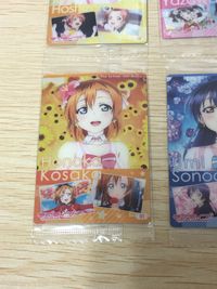 ラブライブ! The School Idol Movie カード まとめ キャラクター 高坂穂乃果 園田海未 星空凛 矢澤にこ 4枚 01 04 05 09 バンダイ 食玩 ウエハース サムネイル 3