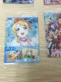 ラブライブ！The School Idol Movie カード まとめ キャラクター グループ 絢瀬絵里 西木野真姫 綾瀬絵里 μ's 4枚 02 06 25 バンダイ 食玩 ウエハース サムネイル 3
