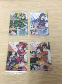 Love Live School Idol Movie 4 Cards Lot Bandai Japanese Anime LOT unopened