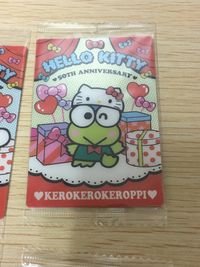 キティ50周年 ハローキティ 50周年アニバーサリー カード まとめ メッセージ シナモロール けろけろけろっぴ マイメロディ リトルツインスターズ 4枚 02 11 06 07 バンダイ 食玩 サムネイル 5