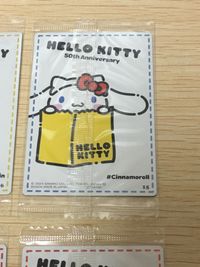 ハローキティ HELLO KITTY 50th Anniversary カード まとめ ポムポムプリン シナモロール ポチャッコ 4枚 16 15 14 18 バンダイ 食玩 サムネイル 10