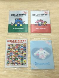Hello Kitty 50th Anniversary Sanrio 4 Cards Lot Cinnamoroll LOT unopened