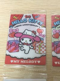 ハローキティ 50th Anniversary カード まとめ コレクション マイメロディ けろけろけろっぴ シナモロール ポムポムプリン 4枚 06 11 15 16 バンダイ 食玩 サムネイル 5