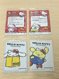 ハローキティ 50th Anniversary カード まとめ コレクション マイメロディ けろけろけろっぴ シナモロール ポムポムプリン 4枚 06 11 15 16 バンダイ 食玩 サムネイル 6