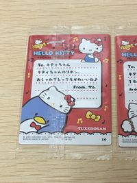 ハローキティ 50thアニバーサリー カード まとめ コレクション タキシードサム コギミュン 2枚 10 09 バンダイ 食玩 サムネイル 6