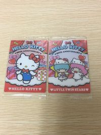 Hello Kitty 50th Anniversary 2 Cards Set Little Twin Stars Japanese LOT unopened