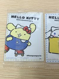 ハローキティ HELLO KITTY 50th Anniversary カード まとめ コレクション ポムポムプリン シナモロール 2枚 16 15 バンダイ 食玩 サムネイル 6