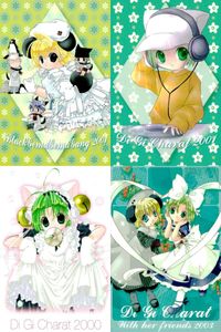 デジキャラット Di Gi Charat ORIGINAL BEST TRADING CARD COLLECTION Part.2 カード まとめ Black Gema Gema Gang 2001 4枚 043 030 010 サムネイル 1