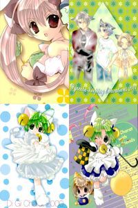 デジキャラット Di Gi Charat オリジナルベストトレーディングカードコレクション カード まとめ Illustration Card 2003 Puzzle Card Illustration Card でじこ 4枚 サムネイル 1