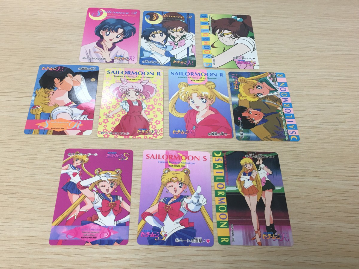 美少女戦士 セーラームーン カード まとめ キャラクターカード セーラームーンR キャラクターカード セーラームーンS インフォメーションカード セーラームーンS PART7 クイズカード セーラームーンR PART7 水野亜美