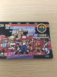 餓狼伝説2 キングオブファイターズ 94 カード SNK 1994 カード 全キャラクター集合 No.08 CONTINUE トレカ No.8 SNK ビックリマン風カード ネオジオ サムネイル 3