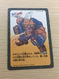 ストZERO ストリートファイターZERO ストリートファイター ゼロ カード カード バーディー トレカ 032 バンダイ カードダス サムネイル 3
