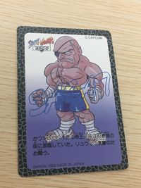 ストZERO ストリートファイターZERO ストリートファイター ゼロ カード カード サガット トレカ 034 バンダイ 食玩 サムネイル 3