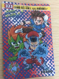 ストII ストリートファイターII ストリートファイター カード 春麗 カード 野獣 帝王 女戦士 まさに異種格闘技!! トレカ 59 バンダイ カードダス サムネイル 2