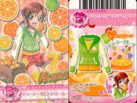 スマイルプリキュア! データカードダス プリキュア データカードダス オールスターズ カード まとめ ドレスカード ヘアアクセ ドレスカード トップス ポップンソーダボンボン せんせいジャケット ジューシーオレンジパーカー 4枚 サムネイル 4