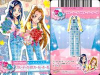 フレッシュプリキュア! データカードダス プリキュア データカードダス オールスターズ カード まとめ ドレスカード トップス ボトムス ロンドンガールセットアップ ブルーアーガイルオーバーオール はながらイエローティアードワンピ サムネイル 3